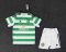 25/26 Celtic Home Football Shirt Kids Size Suit (Advertise)