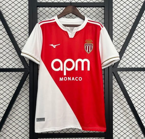 25/26 AS Monaco Home Football Shirt