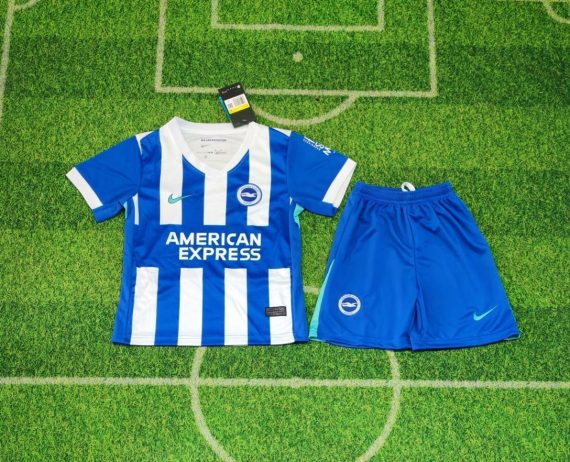 25/26 Brighton Home Football Shirt Kids Size Suit