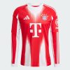 25/26 Long Sleeve Bayern Munich Home Football Shirt