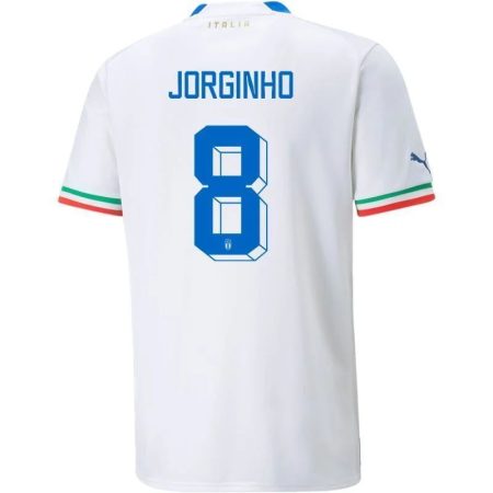 2022 Jorginho #8 Italy Away Jersey