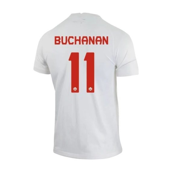 2022 Tajon Buchanan #11 Canada Away Jersey
