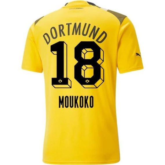 22/23 Youssoufa Moukoko #18 Borussia Dortmund Cup Special Edition Jersey