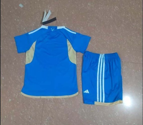 2023/2024 Leicester City Home Football Jersey  Shirt Kids Size Suit