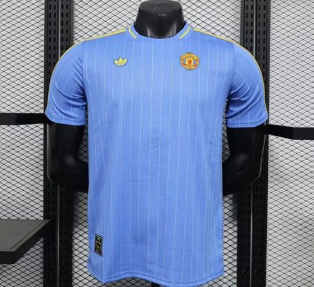 25/26 Manchester United Sky Blue Soccer Jersey