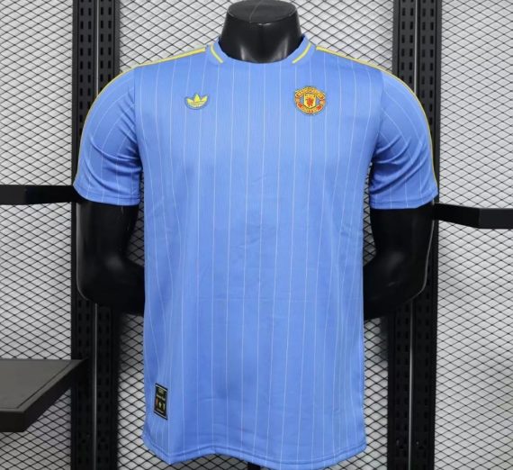 25/26 Manchester United Sky Blue Soccer Jersey