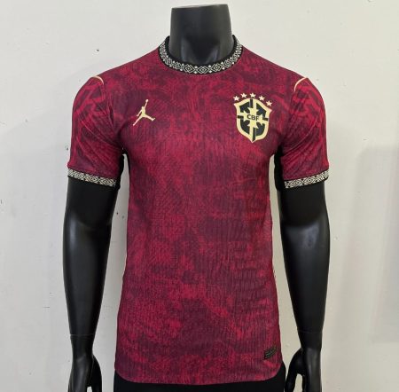26/27 Player Version Brazil Red Football Shirt