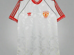 90/91 Retro Manchester United Away Football Shirt