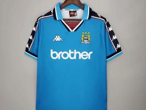 97/98 Retro Manchester City Home Football Shirt