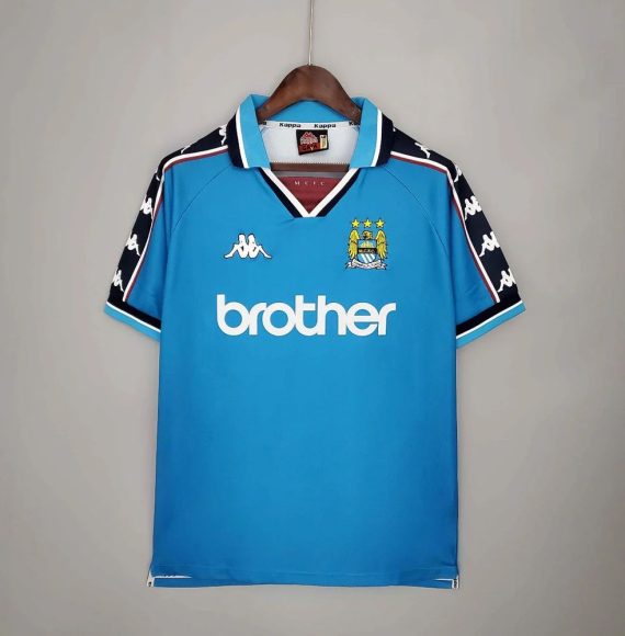 97/98 Retro Manchester City Home Football Shirt