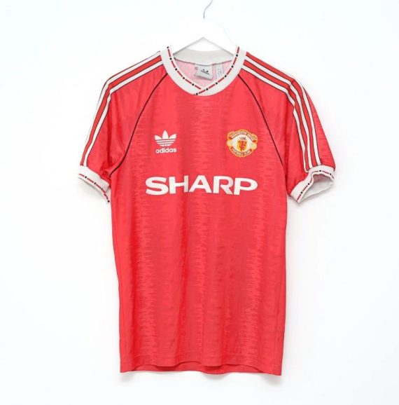 90/92 Retro Manchester United Home Football Shirt
