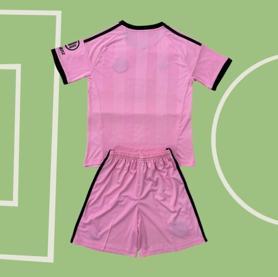 25/26 Bayern Munich Pink Goalkeeper Football Shirt Kids Size Suit