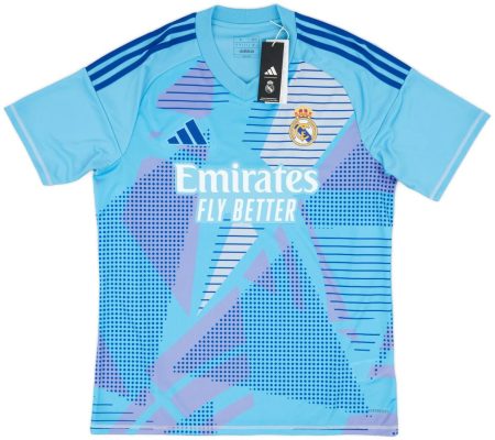 24/25 Real Madrid Blue Goalkeeper Football Shirt