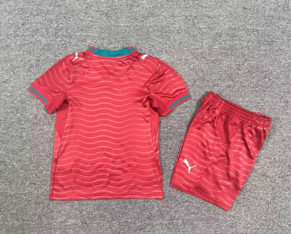 26/27 Portugal Home Football Shirt Kids Size Suit