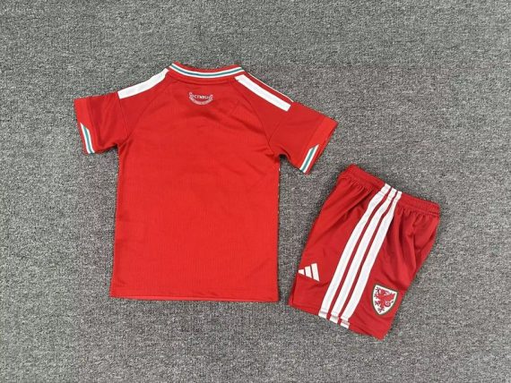26/27 Wales Home Football Shirt Kids Size Suit