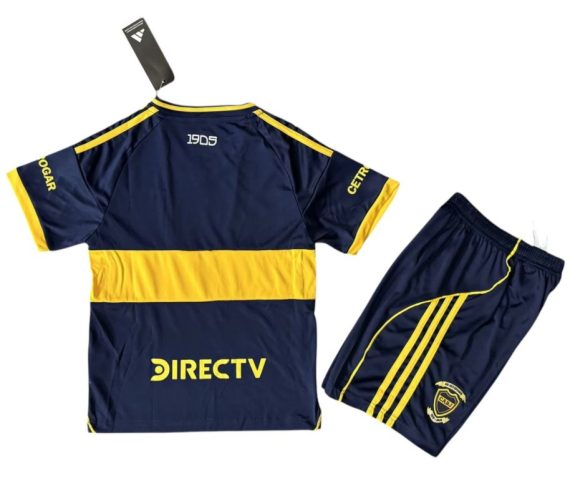 25/26 Boca Juniors Home Football Shirt Kids Size Suit