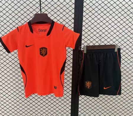 26/27 Netherlands Home Football Shirt Kids Size Suit