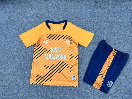 25/26 Cardiff City Second Away Football Shirt Kids Size Suit