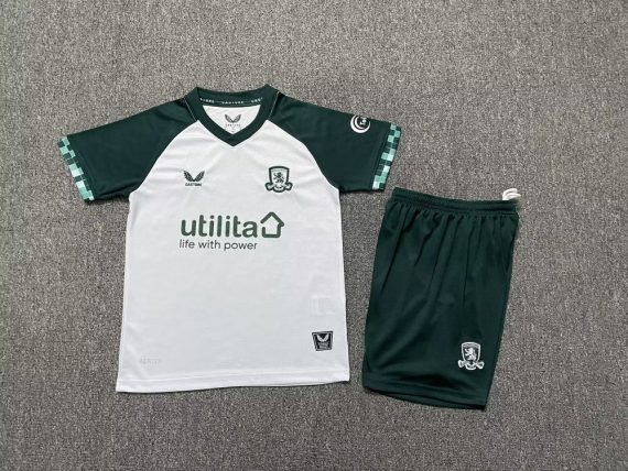 25/26 Middlesbrough Second Away Football Shirt Kids Size Suit
