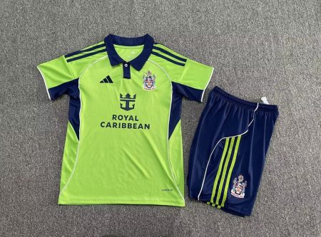 25/26 Fulham Away Football Shirt Kids Size Suit