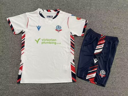 25/26 Bolton Wanderers Home Football Shirt Kids Size Suit
