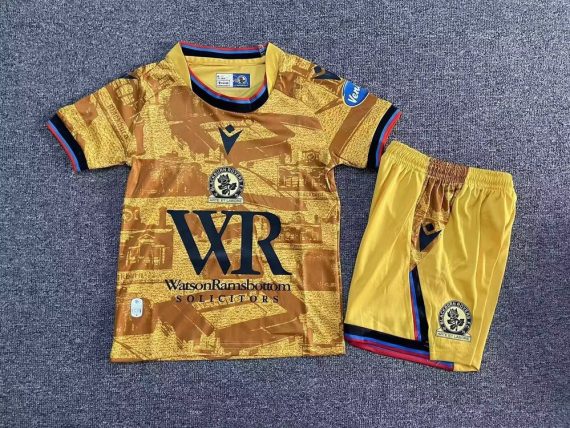 25/26 Blackburn Rovers Second Away Football Shirt Kids Size Suit