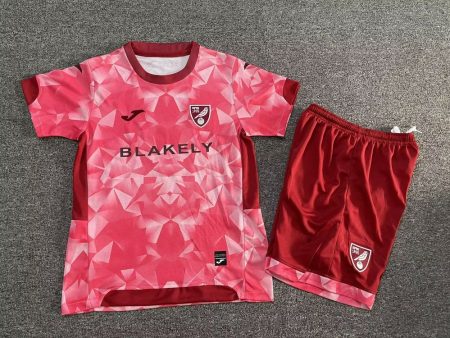 25/26 Norwich City Second Away Football Shirt Kids Size Suit