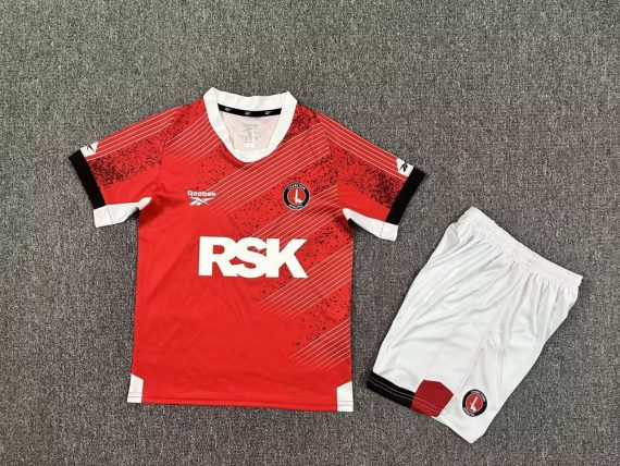 25/26 Charlton Athletic Home Football Shirt Kids Size Suit