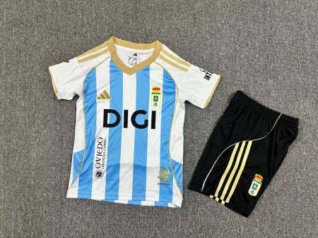 25/26 Real Oviedo Second Away Football Shirt Kids Size Suit