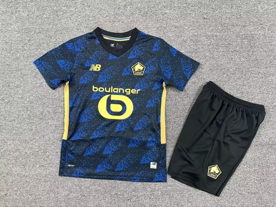 25/26 Lille Second Away Football Shirt Kids Size Suit