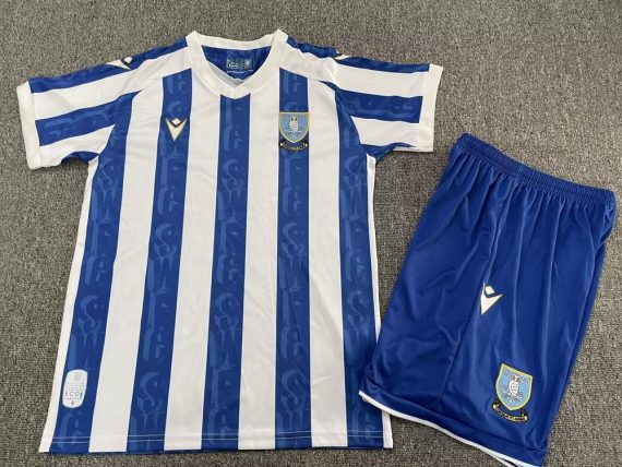 25/26 Sheffield Wednesday Home Football Shirt Kids Size Suit