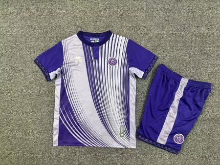 25/26 Sheffield United Second Away Football Shirt Kids Size Suit