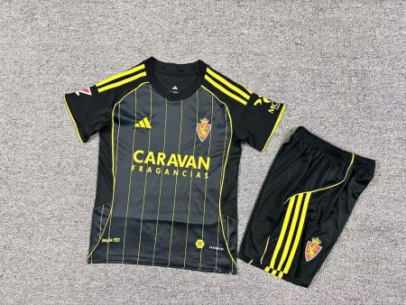 25/26 Zaragoza Away Football Shirt Kids Size Suit