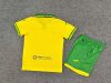 25/26 Norwich City Home Football Shirt Kids Size Suit