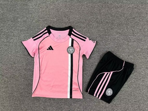 25/26 Leicester City Second Away Football Shirt Kids Size Suit