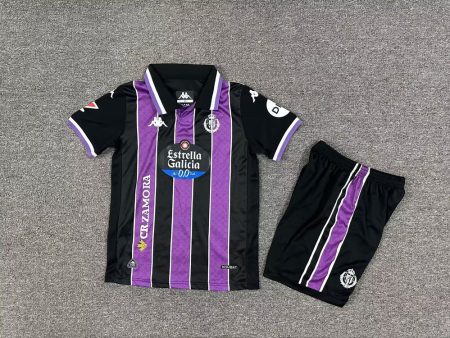 25/26 Valladolid Away Football Shirt Kids Size Suit