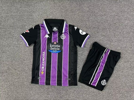 25/26 Valladolid Away Football Shirt Kids Size Suit