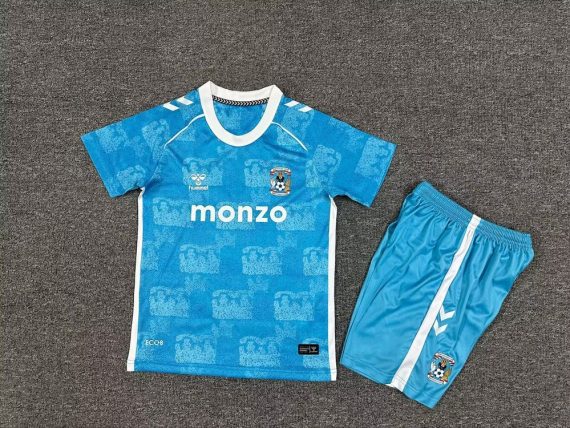 25/26 Coventry City Home Football Shirt Kids Size Suit