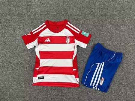 25/26 Granada Home Football Shirt Kids Size Suit
