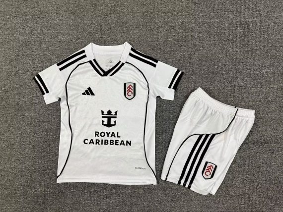 25/26 Fulham Home Football Shirt Kids Size Suit
