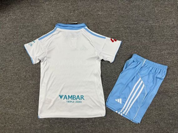 25/26 Zaragoza Home Football Shirt Kids Size Suit