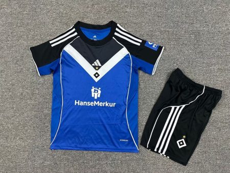 25/26 Hamburger SV Away Football Shirt Kids Size Suit