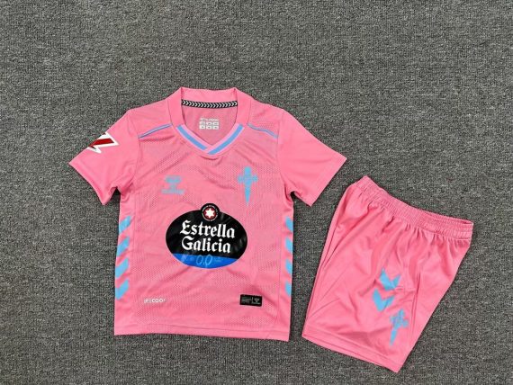 25/26 Celta Vigo Second Away Football Shirt Kids Size Suit