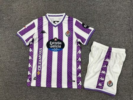 25/26 Valladolid Home Football Shirt Kids Size Suit
