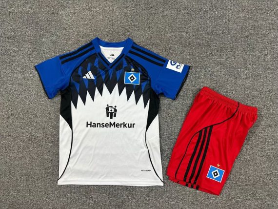 25/26 Hamburger SV Home Football Shirt Kids Size Suit