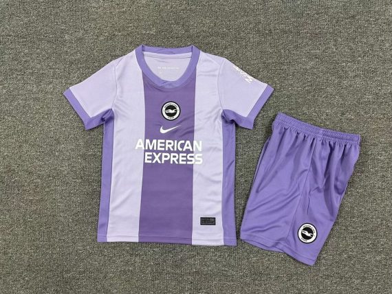 25/26 Brighton & Hove Albion Away Football Shirt Kids Size Suit