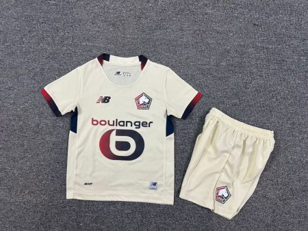 25/26 Lille Away Football Shirt Kids Size Suit