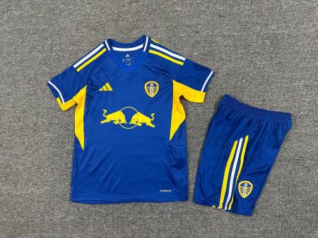 25/26 Leeds United Away Football Shirt Kids Size Suit