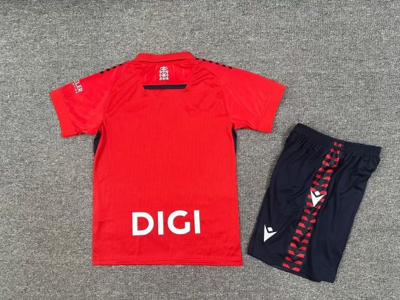 25/26 Osasuna Home Football Shirt Kids Size Suit