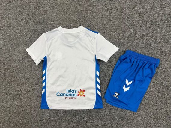 25/26 Tenerife Home Football Shirt Kids Size Suit